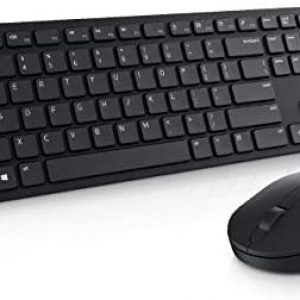 Dell KM5221W Pro Wireless Keyboard and Mouse Combo, Programmable Keys and Battery Indicator Light – Black