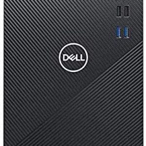 Dell Inspiron Business Desktop, 10th Gen Intel Core i3-10100 up to 4.3GHz, 8GB DDR4 RAM, 256GB NVMe SSD, DVD_RW, Dell Keyboard& Mouse, HDMI, Windows 10, TWE Accessory