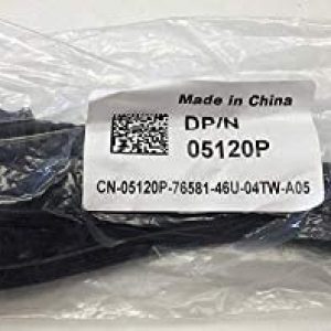 Dell 3-Prong Computer Power Supply Cord For Computers, & Monitors – Standard US Outlet (YVL-PN-1874571)