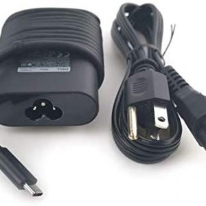 New Dell Laptop Charger 45W watt USB Type C (USB-C) AC Power Adapter Include Power Cord for Dell XPS 13 9365 9370 9380,Latitude 7275 7370 5175 5285 5290-2in1 7390-2in1,LA45NM150,0HDCY5