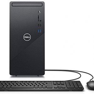 Dell Inspiron Desktop 3880 – Intel Core i5 10th Gen, 12GB Memory, 512GB Solid State Drive, Windows 10 Pro, 2 Year On-Site (Latest Model) – Black