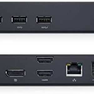 Dell USB 3.0 Ultra HD/4K Triple Display Docking Station (D3100), Black