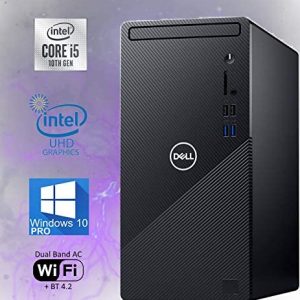Dell Inspiron 3880 Desktop Computer, 10th Gen Intel Core i5-10400 Upto 4.30 GHz, 16GB RAM, 512GB M.2 NVMe SSD + 1TB HDD, AC Wi-Fi, Bluetooth, HDMI, VGA, DVD-RW, SD-Card – Windows 10 Pro