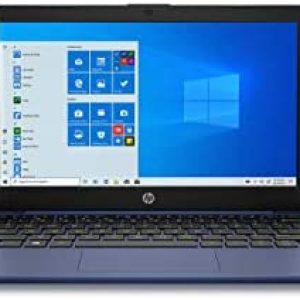 HP Stream 11.6″ HD Anti-Glare WLED Laptop, Intel Celeron N4020, 4GB RAM, 64GB eMMC, Webcam, Bluetooth, USB-C, HDMI, Windows 10 S, Office 365 Personal for 1 Year, Royal Blue + 64GB ABYS Micro SD Card