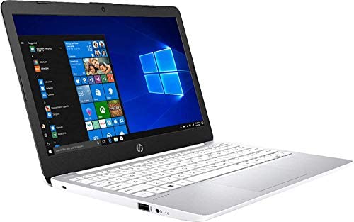 HP Stream 11.6" HD (1366 x 768) SVA anti-glare WLED-backlit Laptop, Intel Celeron N4000 up to 2.6GHz, 4GB DDR4, 64GB eMMC, Wi-Fi 5, Bluetooth, Webcam, USB-C, HDMI, Windows 10 S, 64GB ABYS MicroSD Card - Product Image