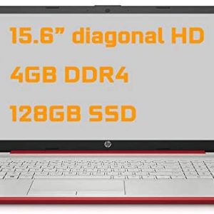 2021 HP Notebook 15 Premium Laptop 15.6” Diagonal HD Display Intel Pentium Gold 6405U 4GB DDR4 128GB SSD Intel UHD Graphics HDMI USB-C WiFi Webcam Win10 + Delca 32GB MicroSD Card