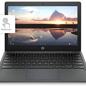 HP Chromebook 11-inch Laptop – MediaTek – MT8183 – 4 GB RAM – 32 GB eMMC Storage – 11.6-inch HD IPS Touchscreen – with Chrome OS – (11a-na0040nr, 2020 Model, Ash Gray)