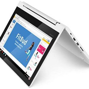 Lenovo Chromebook C330 2-in-1 Convertible Laptop, 11.6-Inch HD (1366 x 768) IPS Display, MediaTek MT8173C Processor, 4GB LPDDR3, 64 GB eMMC, Chrome OS, 81HY0000US, Blizzard White