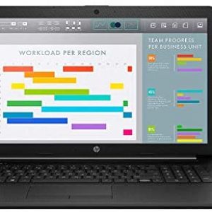 2021 Newest HP Premium Business Laptop, 17.3″ HD+ Display, AMD Ryzen 5 4500U 6-Core Processor Up to 4.0 GHz (Beats i7-10510U), 16GB RAM, 1TB SSD, DVD-RW, Webcam, HDMI, Black, Win 10 + Oydisen Cloth
