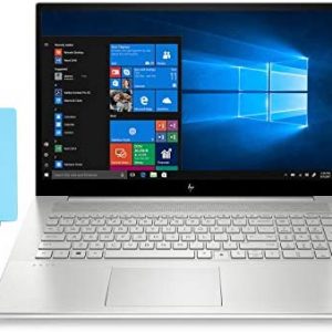 HP Envy 17t-cg 4K Home and Business Laptop (Intel i7-1165G7 4-Core, 16GB RAM, 512GB m.2 SATA SSD + 1TB HDD, MX450, 17.3″ 4K UHD (3840×2160), Fingerprint, WiFi, Bluetooth, Win 10 Pro) with Hub