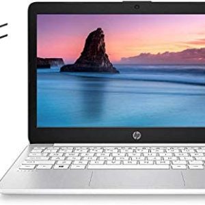 2021 HP 11.6″ HD Laptop for Student and Home use, Intel Celeron N4000, 4GB Memory, 32GB Storage, Webcam, WiFi, 1 Year Office 365, HDMI, (Google Classroom or Zoom Compatible) w/ GM Accessories