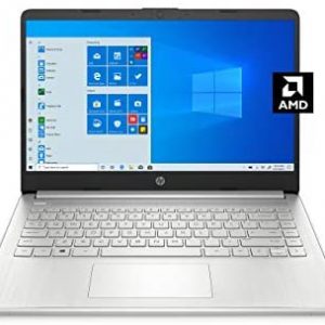 HP 14 Laptop, AMD 3020e, 4 GB RAM, 64 GB eMMC Storage, 14-inch HD Display, Windows 10 Home in S Mode, Long Battery Life, Microsoft 365, (14-fq0070nr, 2020)