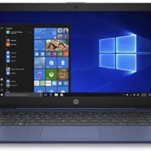 HP Stream 14-inch Laptop, Intel Celeron N4000, 4 GB RAM, 64 GB eMMC, Windows 10 Home in S Mode with Office 365 Personal for 1 Year (14-cb185nr, Royal Blue)