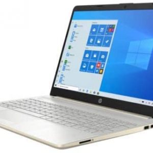 2021 HP 15.6″ HD Touchscreen Laptop, Intel Core i5-1035G1 Processor, 12GB RAM, 512GB SSD + 32GB Intel Optane, HDMI, Windows 10, Pale Gold, W/ IFT Accessories