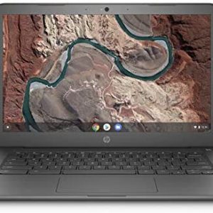 HP Chromebook 14-inch Laptop with 180-Degree Swivel, AMD Dual-Core A4-9120 Processor, 4 GB SDRAM, 32 GB eMMC Storage, Chrome OS (14-db0020nr, Chalkboard Gray)