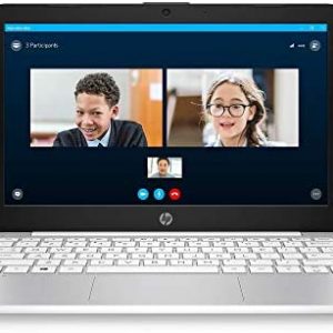 HP Stream 11.6-inch HD Laptop, Intel Celeron N4000, 4 GB RAM, 32 GB eMMC, Windows 10 Home in S Mode with Office 365 Personal for 1 Year (11-ak0020nr, Diamond White)