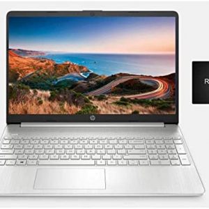 HP 2021 Premium 15.6″ FHD Touchscreen Laptop Computer, 4 Core Intel Core i7-1065G7 1.30 GHz, 16GB RAM, 512GB SSD, No DVD, Webcam, Bluetooth, Wi-Fi, HDMI, Win 10, ROKC Mousepad