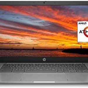 HP Chromebook 14b Laptop, AMD Athlon Silver 3050C Mobile Processor, 4 GB RAM, 64 GB eMMC Storage, 14-inch Full HD IPS Touchscreen, Google Chrome OS, Audio by B&O, Privacy Camera (14b-na0010nr, 2021)