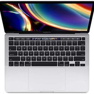 Apple MacBook Pro 13″ with Touch Bar, 10th-Generation Quad-Core Intel Core i7 2.3GHz, 32GB RAM, 1TB SSD, Silver (Mid 2020)