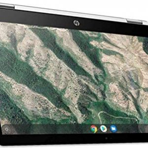2021 HP X360 2 in 1 Laptop 14″ Touch-Screen HD Chromebook, Intel Celeron N4000, 4GB Memory, 32GB eMMC Storage, USB Type C, WiFi, Webcam, Chrome OS, Ceramic White + 32GB TiTac Card