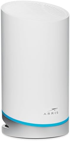ARRIS Surfboard mAX W122 Mesh Wi-Fi 6 System, AX6600 Wi-Fi Speeds up to 6.6 Gbps, Coverage 5,500 sq ft, 4.8 Gbps Backhaul,Wall-Plug Satellite, Two 1 Gbps Ports, Alexa Support - Product Image