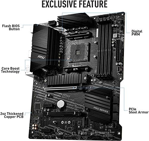 Micro Center AMD Ryzen 5 5600X Desktop Processor 6-core 12-Thread Up to 4.6GHz Unlocked with Wraith Stealth Cooler Bundle MSI B550-A PRO AM4 DDR4 ATX Motherboard PCIe 4.0 M.2 USB 3.2 Gen 2 - Product Image