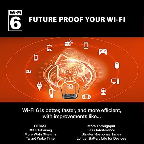 D-Link WiFi 6 Router AX3200 MU-MIMO Voice Control Dual Band Wireless Gigabit Gaming Internet Network High Speed Performance (DIR-X3260) - Product Image