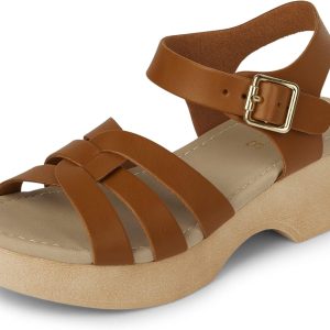 The Children’s Place Girl’s Open Toe Low Heel Clog Sandals